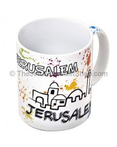 Modern Design Jerusalem Souvenir Mug