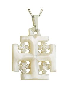 Mother of Pearl 'Jerusalem Cross' Pendant