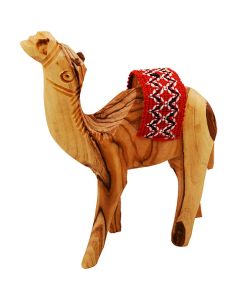 Olive Wood Camel with Saddle - Various sizes