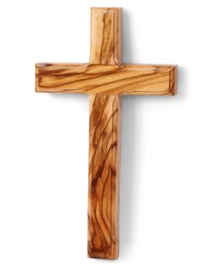Olive Wood Wall Cross from Jerusalem - Hand made in the Holy Land