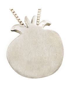 Sterling Silver Pomegranate Pendant - Made in Jerusalem