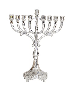 Silver Plated Children's Hanukkah Menorah