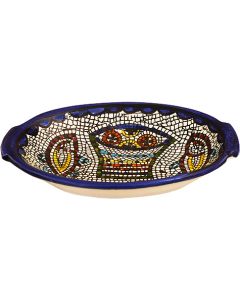 Armenian Ceramic Oval Tabgha Dish