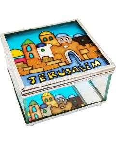 Glass Trinket Box Jerusalem Old City
