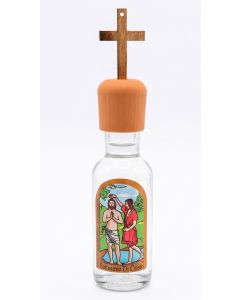 Holy Water from the Jordan River in Cross Bottle