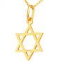 Jerusalem jewelry- 14 Carat Gold Star of David (Magen David) Pendant - Made in Jerusalem