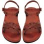 Biblical Leather Sandals - Ruth - Made in Bethlehem - front view