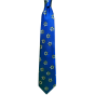Blue Star of David Neck Tie
