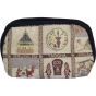 Embroidered Holy Sites Travel Bag