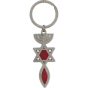 Enameled Metal Grafted In Keychain