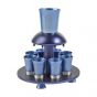 Holy Land Harvesters - The Lord's Supper Fountain Set - Anodized Aluminum - Blue