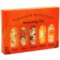 Fragrances of the Holy Land Anointing Oil Set - 20ml Roll-On - 5 Anointing Prayer Oils from Bethlehem - Orange Pack 