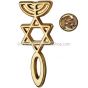 Lapel Pin - Messianic Seal of Jerusalem