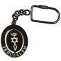 Keychain - Grafted In - Jerusalem Silver