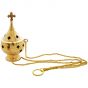 Hanging Incense Burner from Jerusalem - Decorated Brass