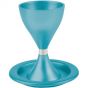 Holy Land Harvesters - The LORD's Supper Cup - Anodized Aluminum - Turquoise