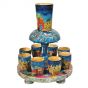 The Lord's Supper - Fountain Set Cups - Wooden - Jerusalem