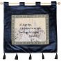 'If I Forget Thee O Jerusalem' - Psalm 137:5 - Tower of David - Wall Hanging - Blue