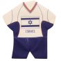 Mini Soccer T-Shirt - Israeli Flag - Window Suction - Wall Hanging