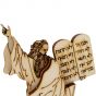 Wooden Ten Commandments - Moses Kit | DIY Wood 3D Puzzle | Educational Self Assembly Craft | Made in the Holy Land - close