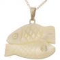 Mother of Pearl 'Pair of Fishes' Pendant