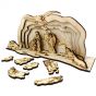 Nativity Set | DIY Wood 3D Puzzle | Educational Self Assembly Craft | Made in Israel 