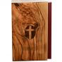 Small Olive Wood New Testament and Psalms - Back view