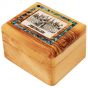Olive Wood Jewelry Box with Mother of Pearl 'Jerusalem' Scene inlay