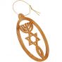 Olive Wood 'Grafted In' Christmas Tree Decoration - Made in the Holy Land