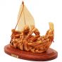 Jesus and the Miraculous Catch of Fish - Olive Wood Ornament - Made in Bethlehem