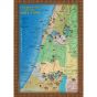 Pilgrim's Map of the Holy Land - Jesus Ministry - for Bible Students