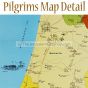 Map of the Holy Land for Pilgrims and Bible Students