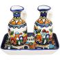 Matching Jerusalem Tray and Jugs - Made in the Holy Land