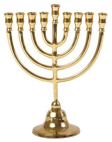 Classic Hanukkah Menorah - Bronz, By Yair Emanuel
